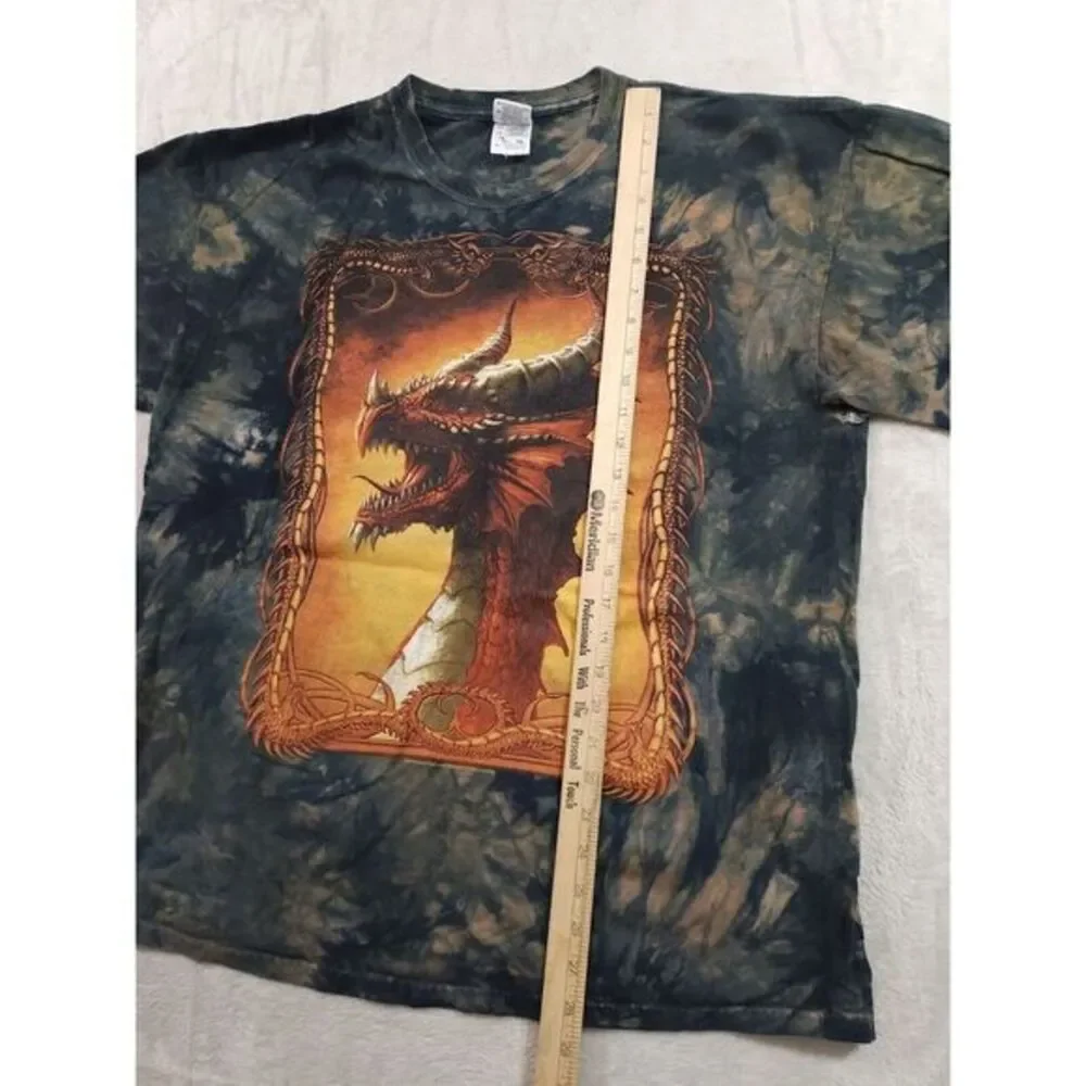 Kerem Beyit Fantasy Dragon Tie Dye T‎ Shirt 2010 Mens XL